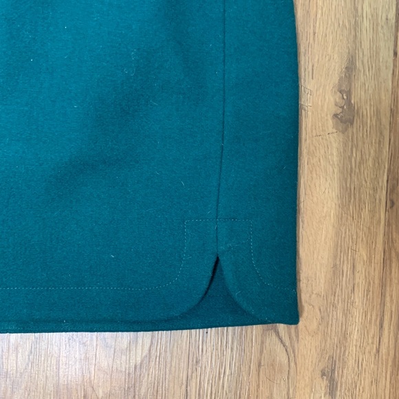 Shirttail Wool Mini Skirt - Picture 2 of 7